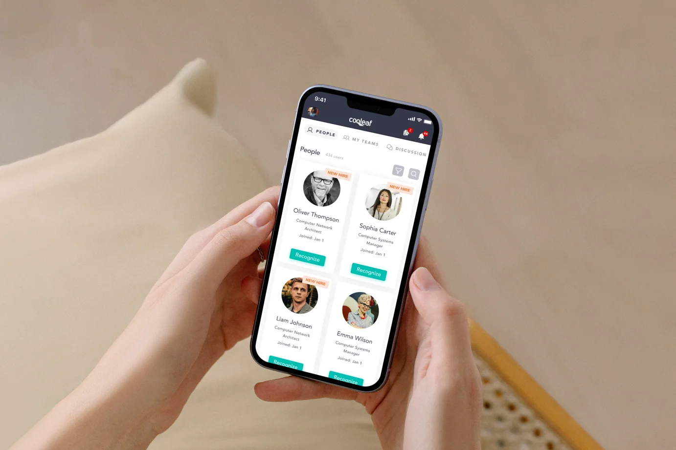 Cooleaf app screenshot