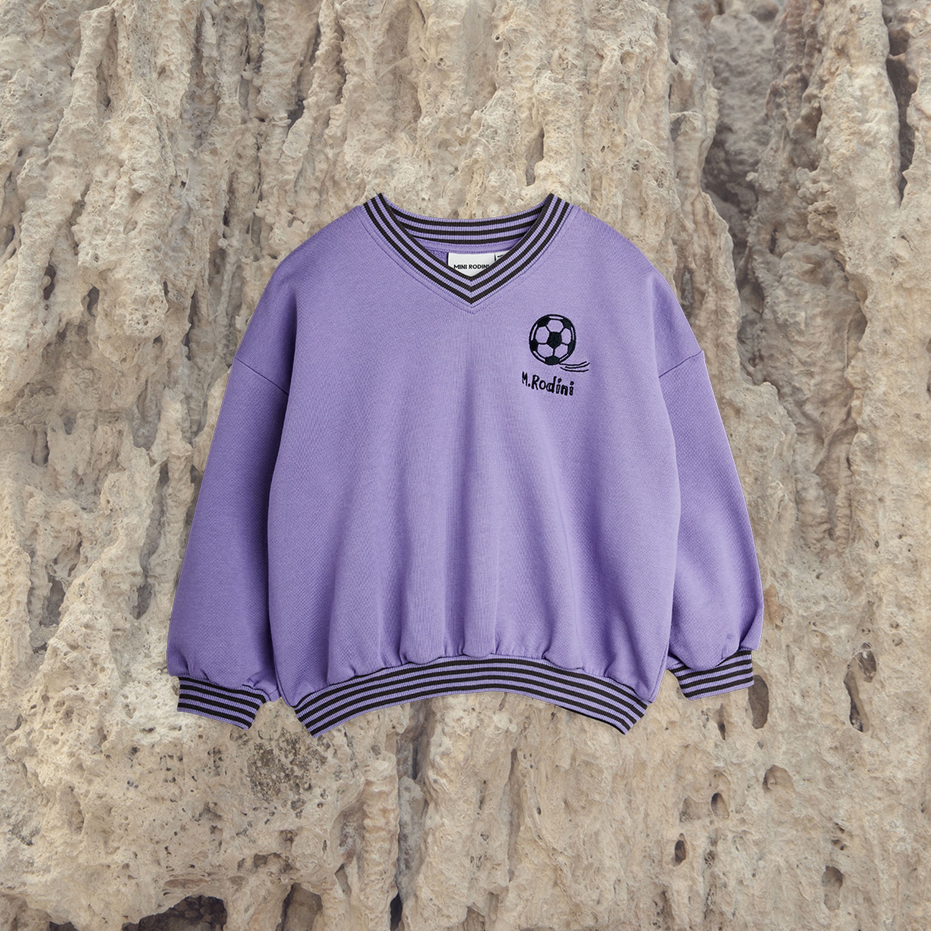 Image of Football embroidered sweatshirt från Mini Rodini Alien affairs collection