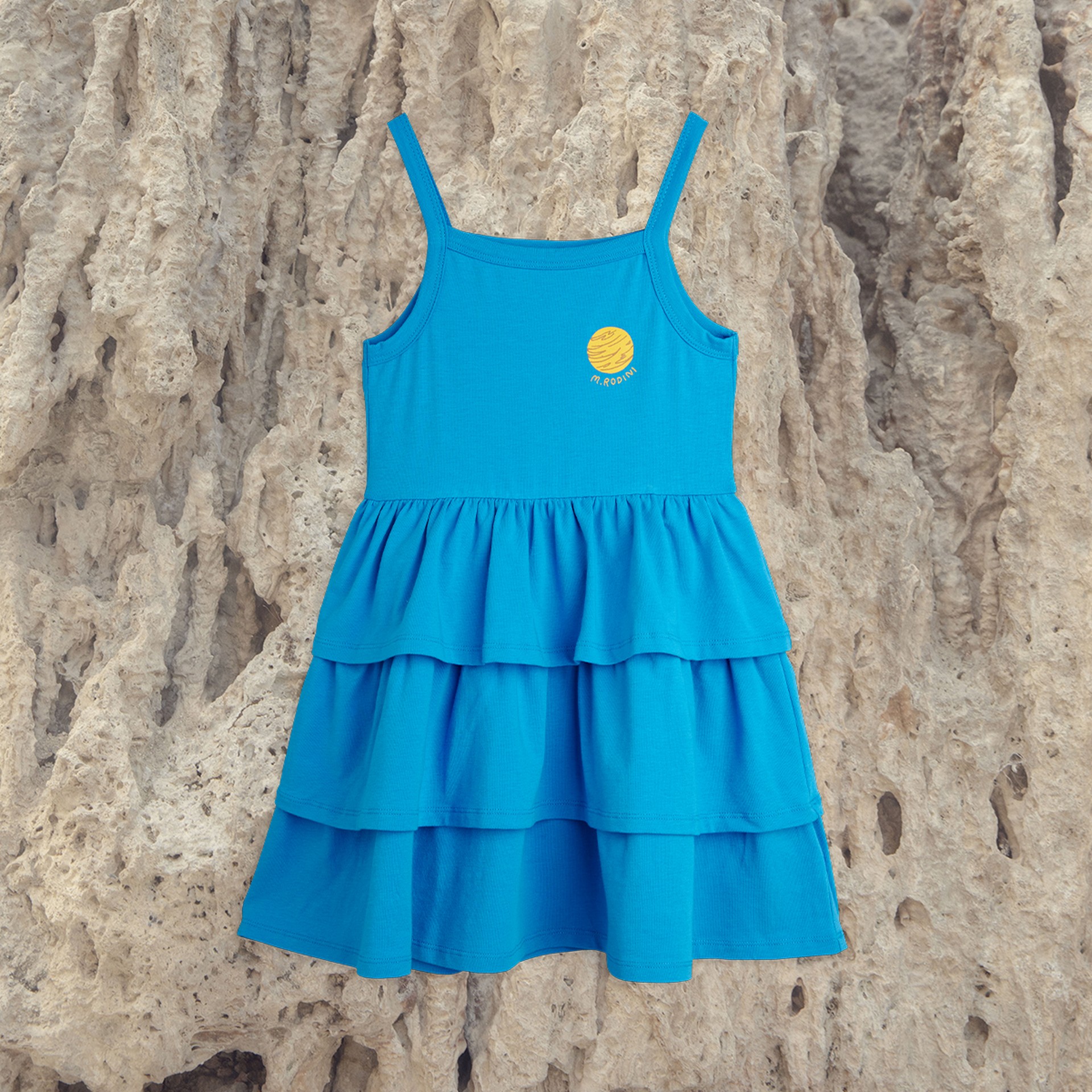 Image of planet tank dress from Mini Rodini