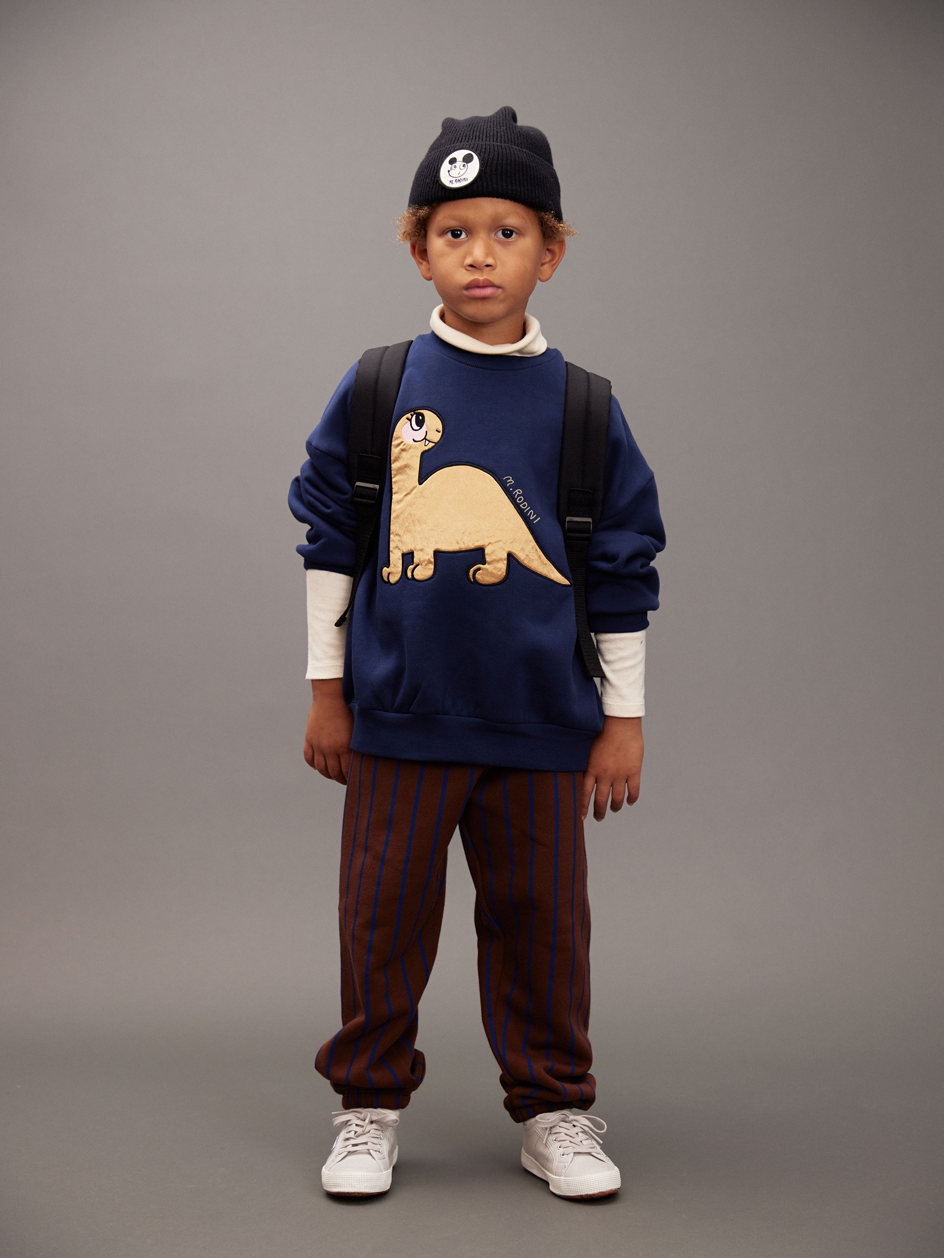 Dino application sweatshirt from Digging deep collection Mini Rodini