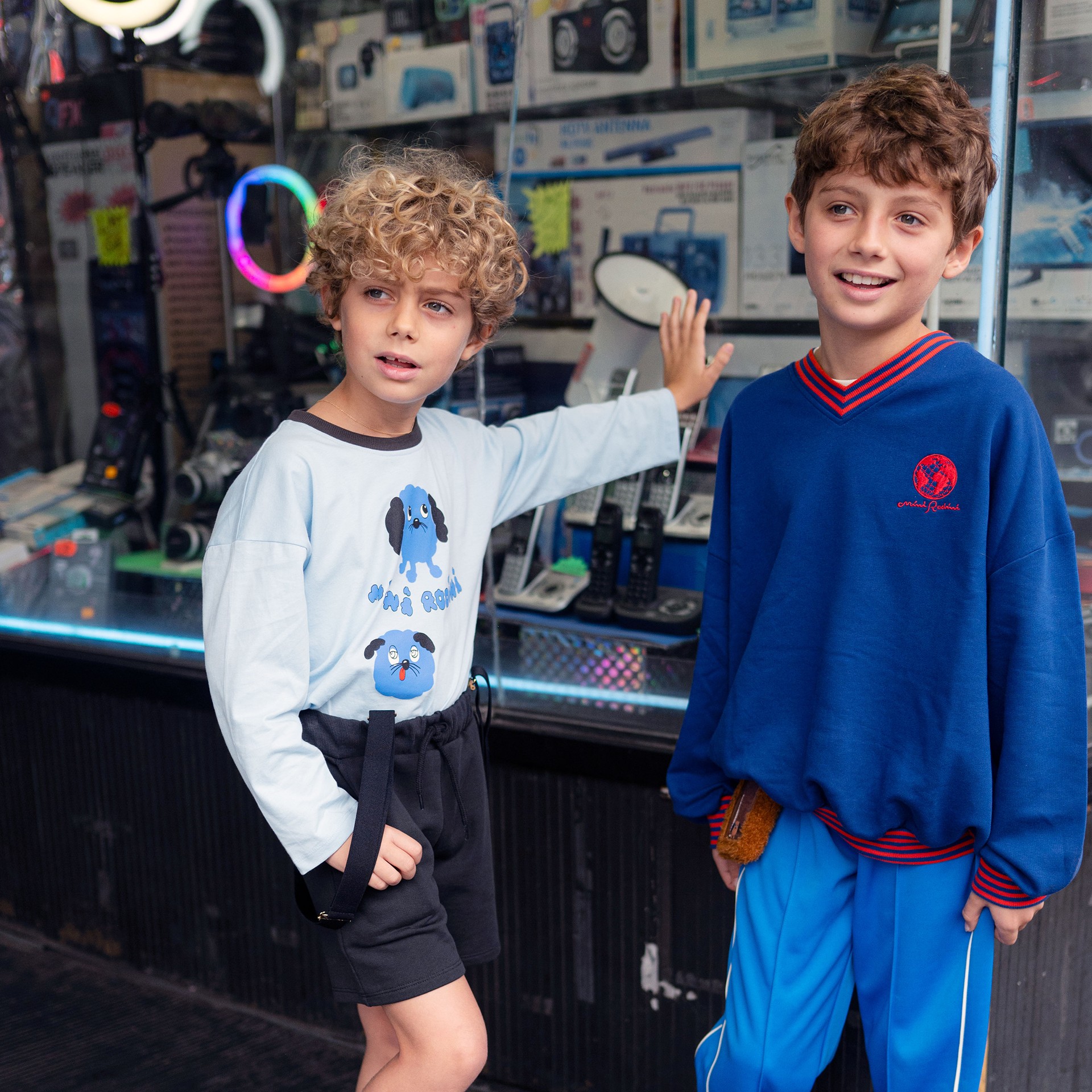 Kids wearing Things to love collection Mini Rodini