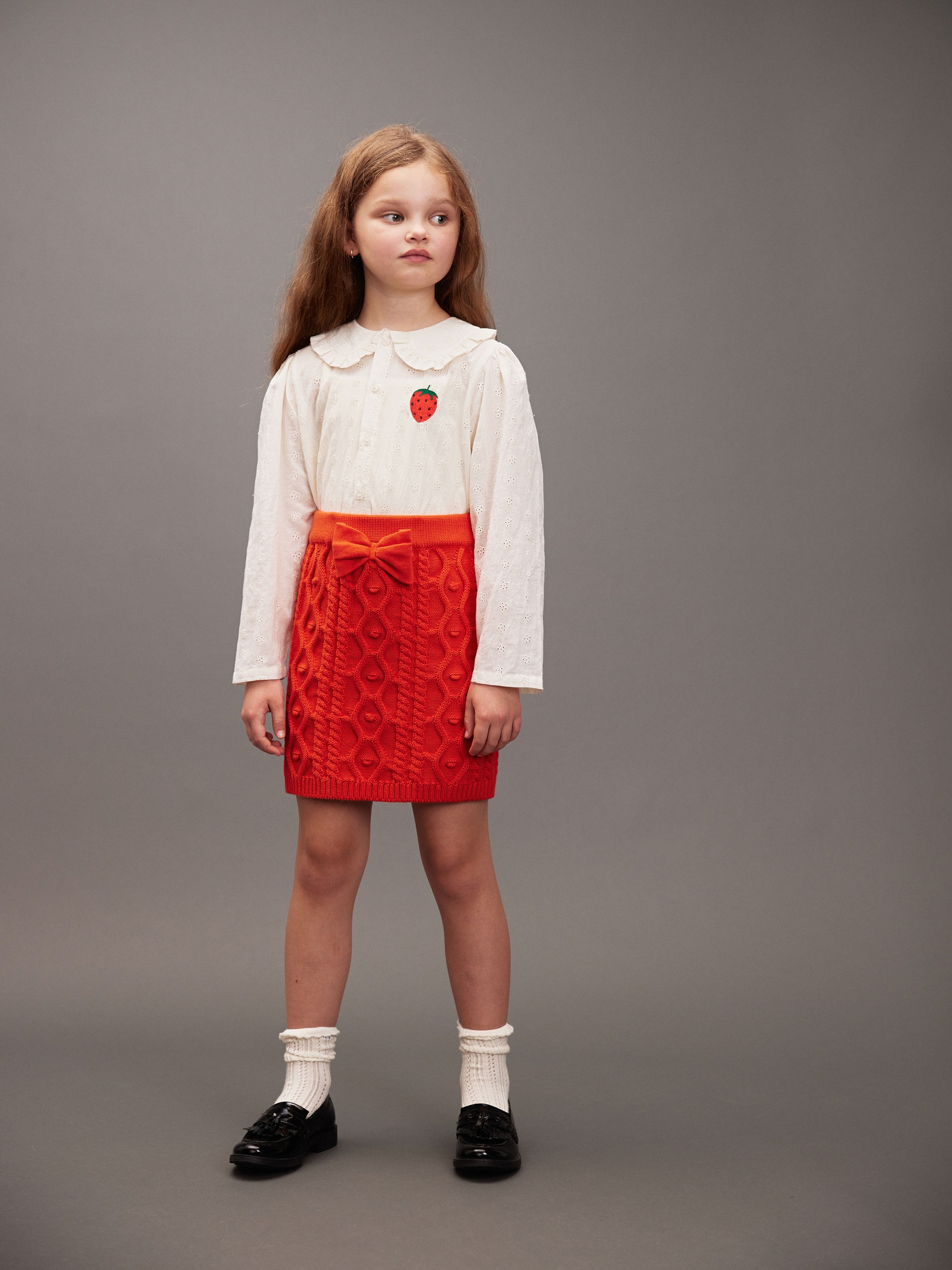Girl wearing party outfit from Mini Rodini Digging deep collection