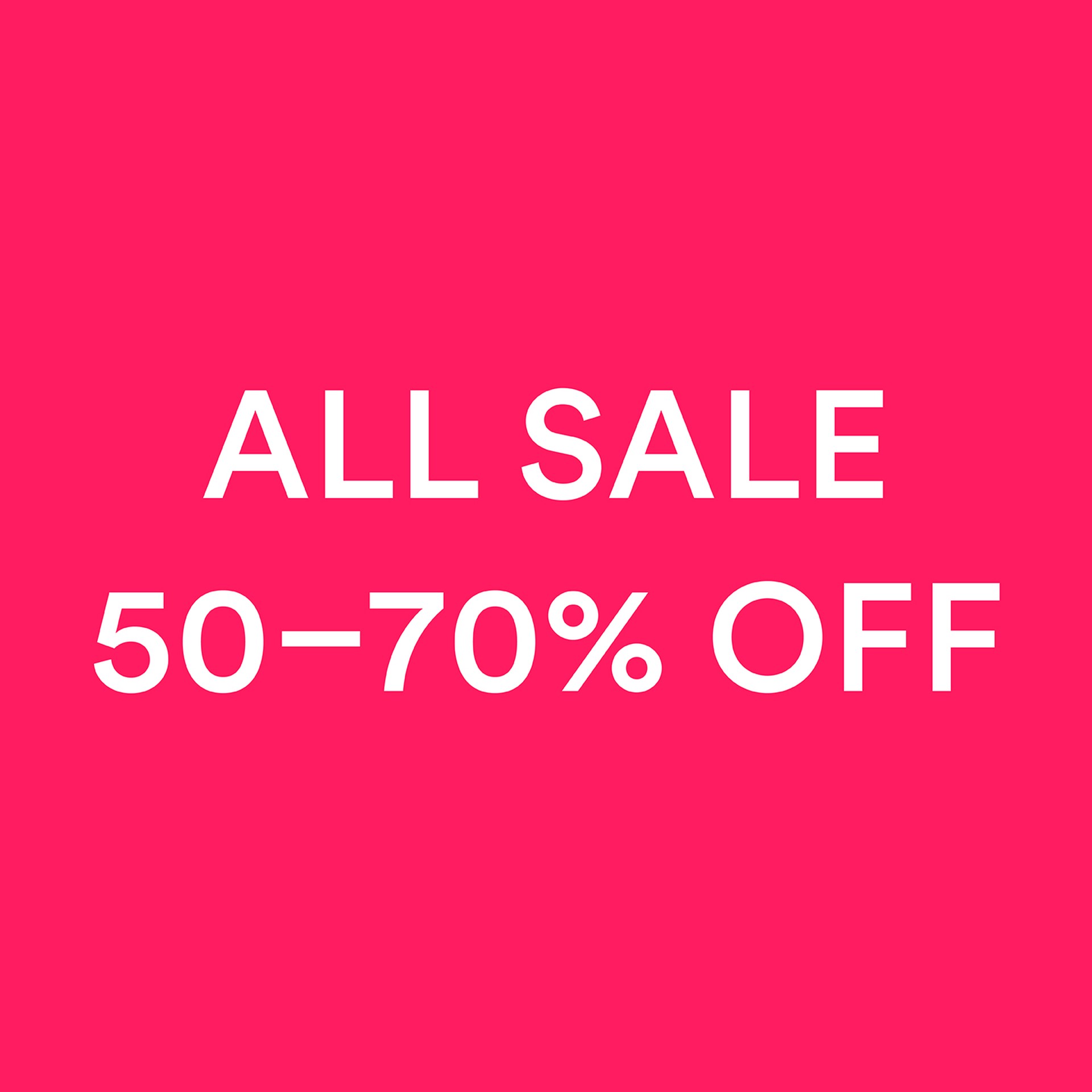 All sale 50-70% 1x1
