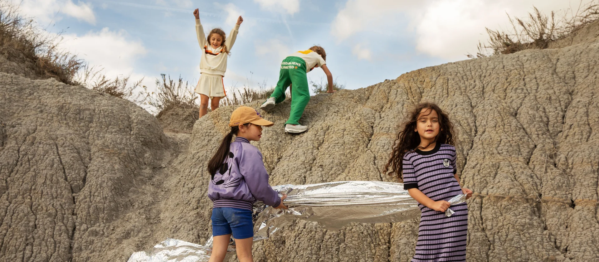 Child wearing Alien Affairs collection from Mini Rodini