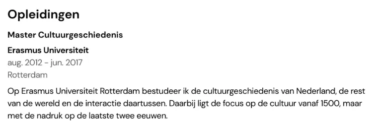 Opleiding filiaalmanager voorbeeld