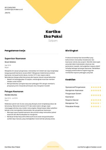Satpam CV