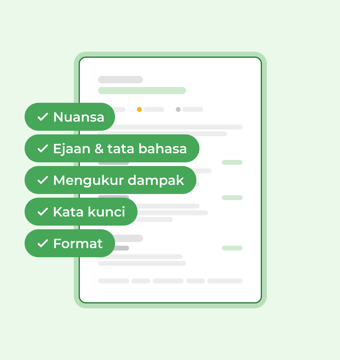 Peningkatan dengan Pembuat CV AI