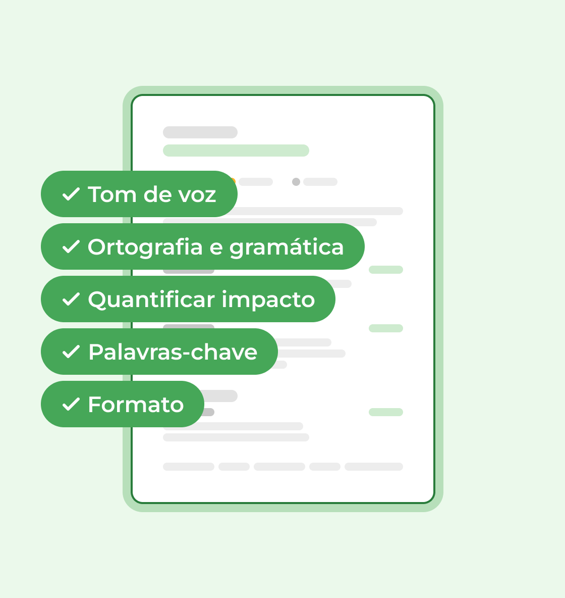 Melhorias de CV com IA