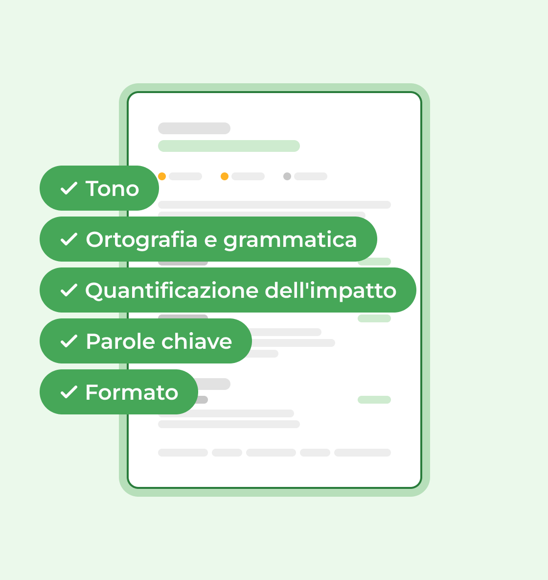 Migliora il tuo CV con l'IA