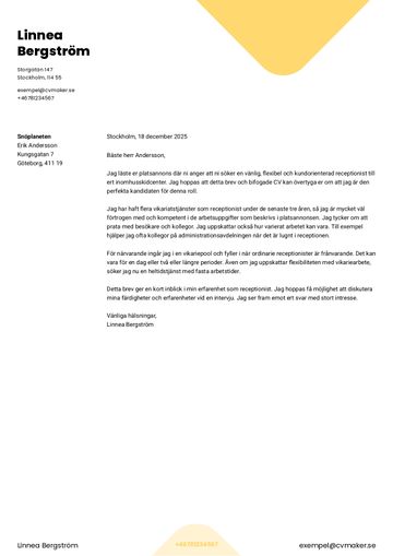 ansökningsbrev mall yale gul