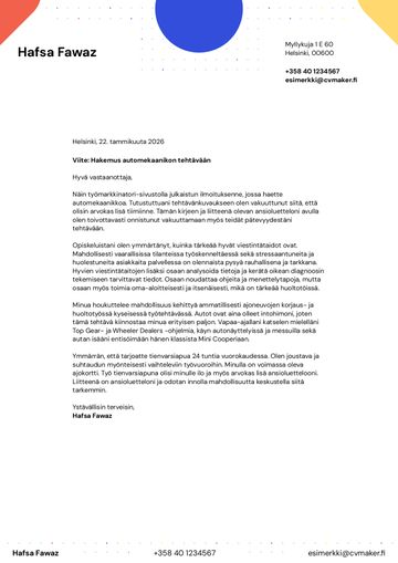 saatekirje pohja hopkins