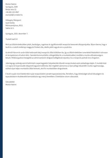 kísérőlevél sablon oxford lila
