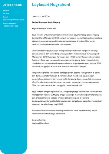 surat lamaran template california biru