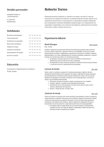 Plantillas CV Toronto