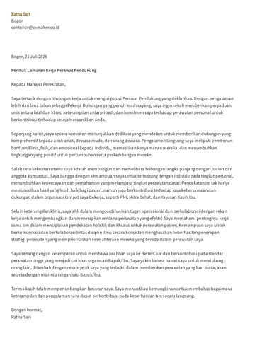 surat lamaran template princeton kuning