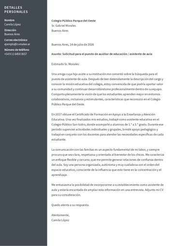 carta de presentación plantilla harvard marrón