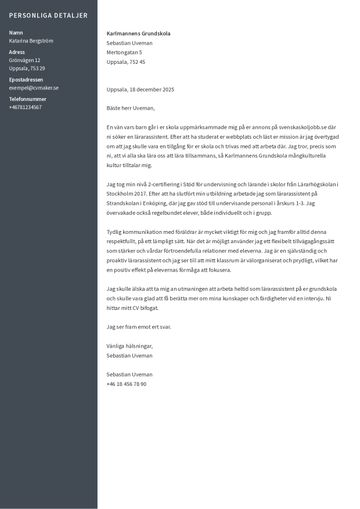 ansökningsbrev mall harvard brun