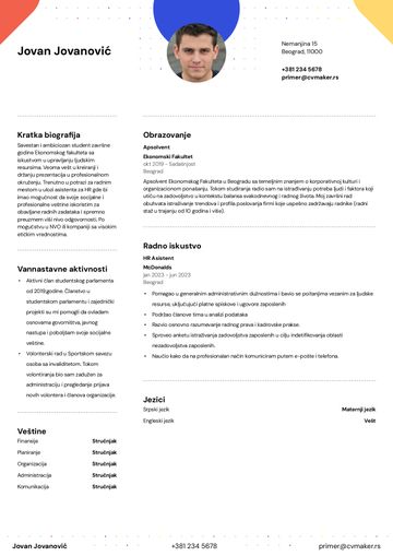 cv šablon hopkins