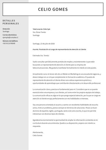 carta de presentación plantilla auckland marrón