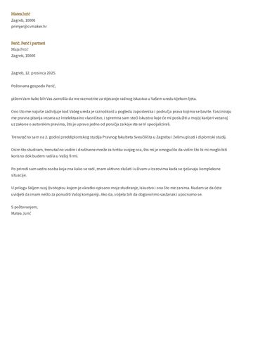motivacijsko pismo predložak princeton žuto