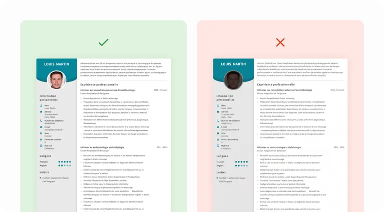 la photo sur le CV reste optionnelle