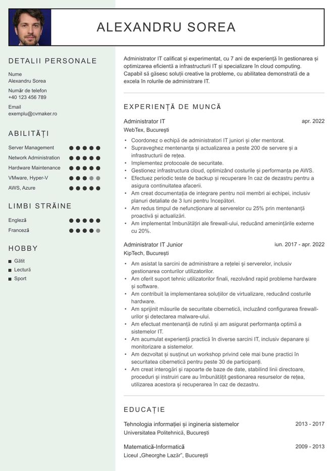 CV IT