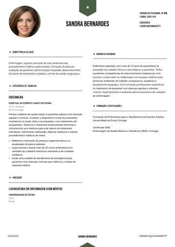 Exemplo CV peking verde