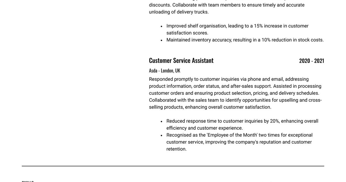 HOW TO WRITE A CV FOR SUPERMARKET JOB IN KENYA visual data 5
