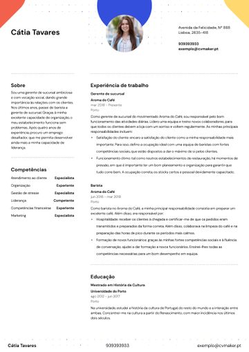 Exemplo CV hopkins