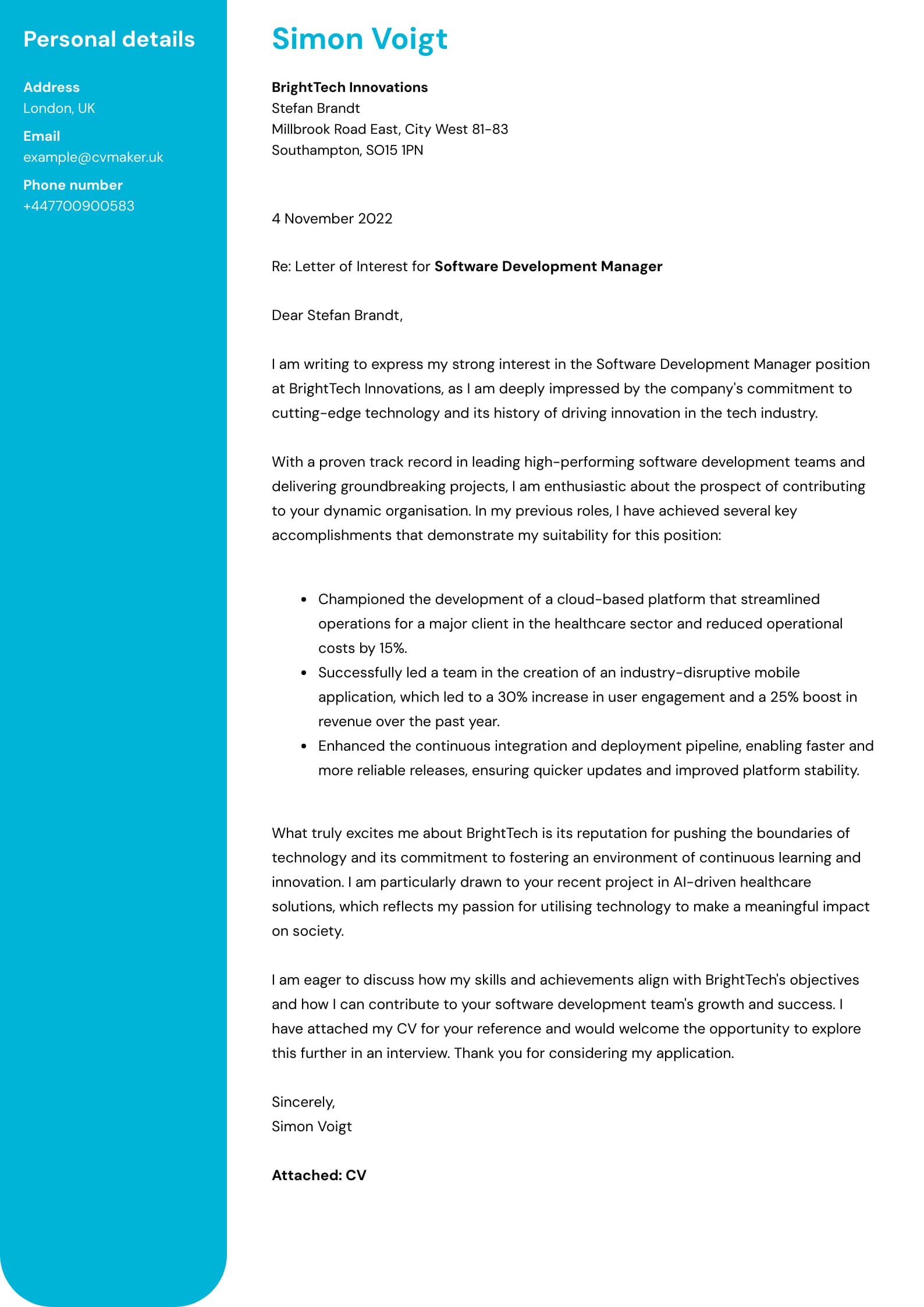 example of a letter of interest