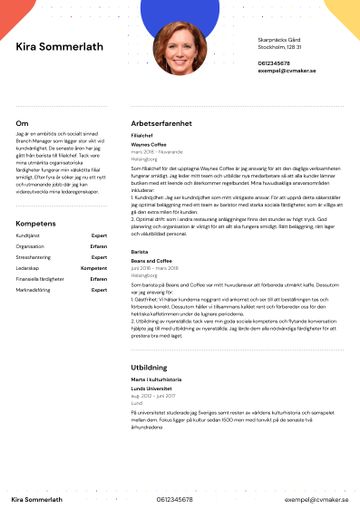 exempel CV hopkins