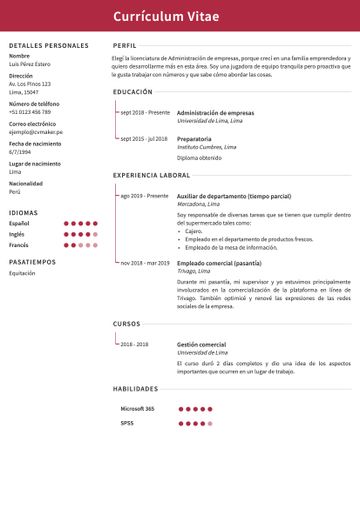 ejemplo de carta de presentación prácticas profesionales