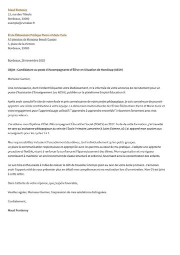 lettre de motivation modèle princeton jaune