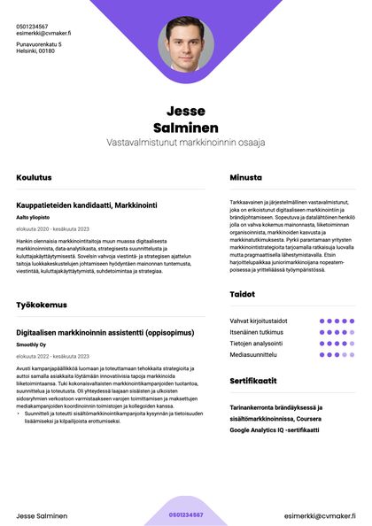 cv pohja yale