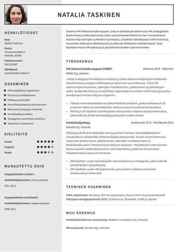 cv pohja auckland ruskea