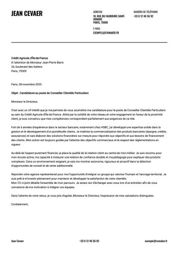 lettre de motivation modèle wisconsin