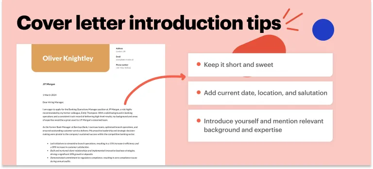  Tips on how to start your banking cover letter