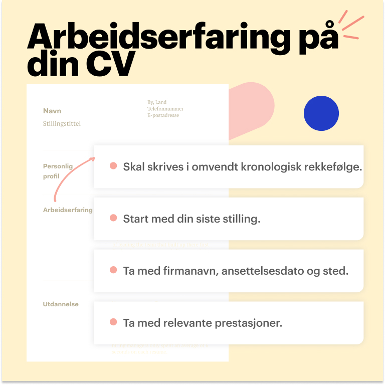 Arbeidserfaring