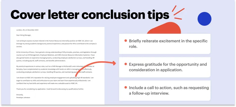 Biomedical scientist cover letter example conclusion
