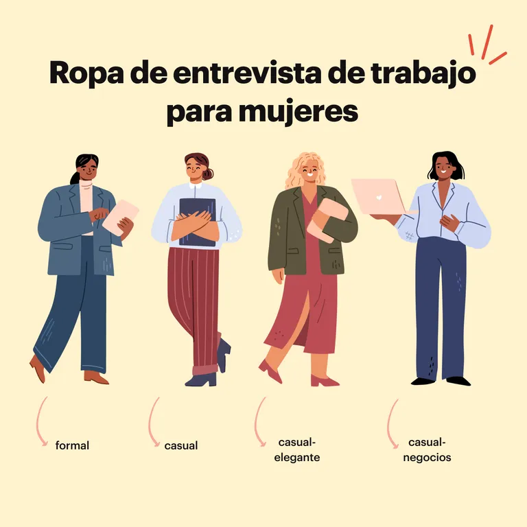 Ropa de entrevista de trabajo para mujeres