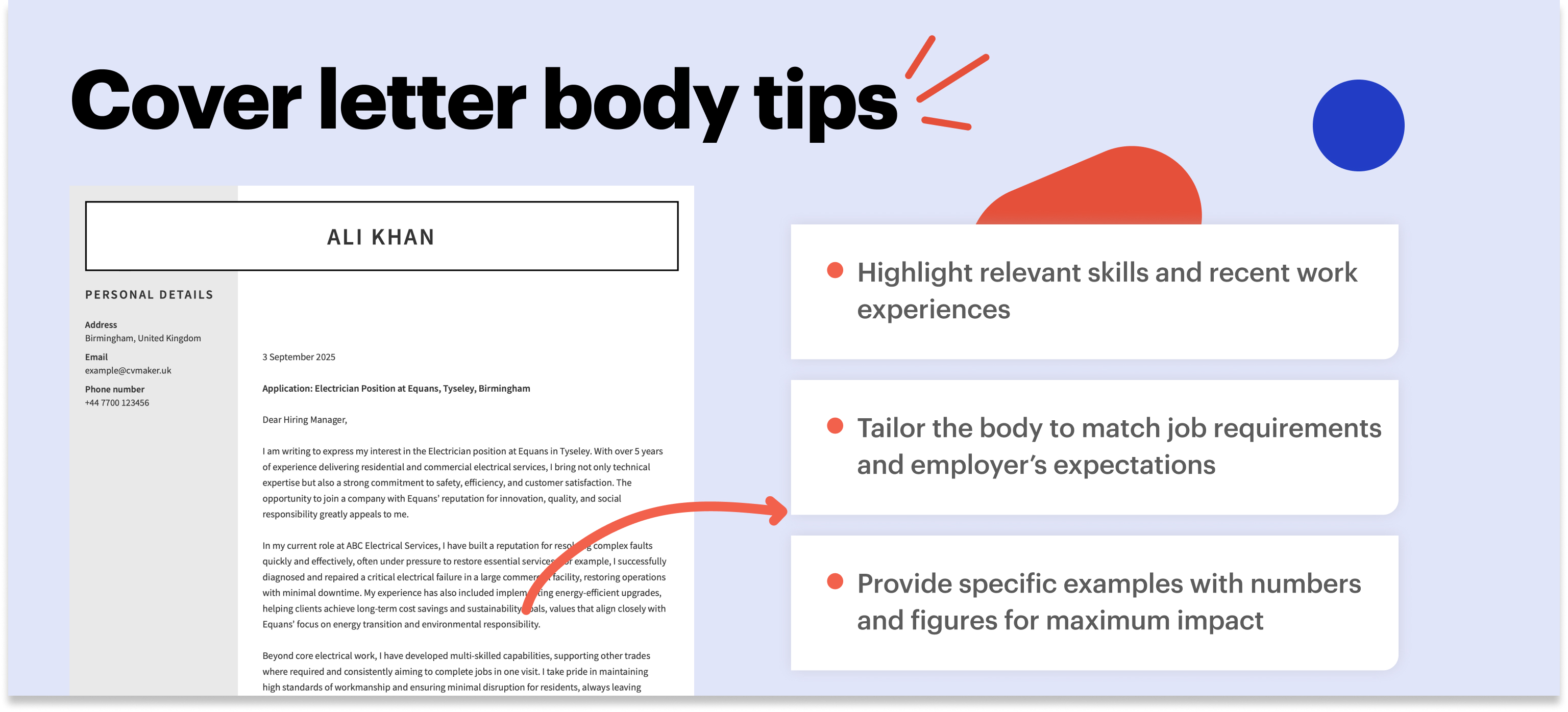 electrician cover letter body