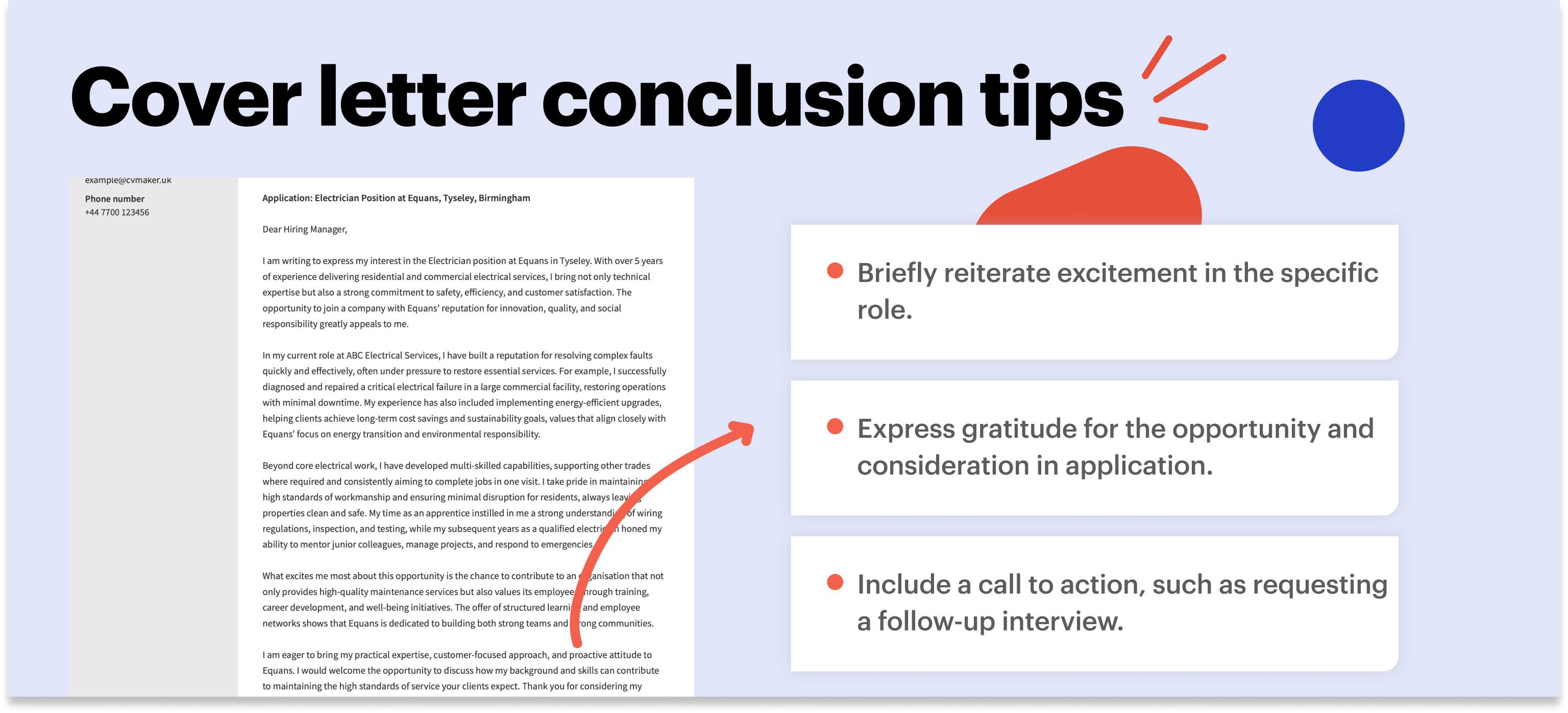 electrician cover letter conclusion