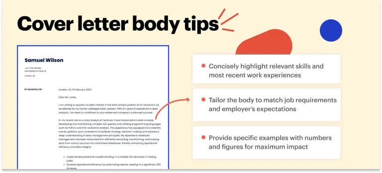 business analyst cover letter body