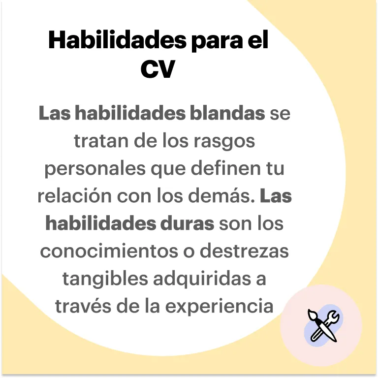 que poner en habilidades en un curriculum