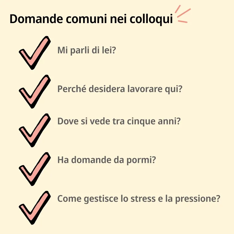 Colloquio di lavoro: le domande più frequenti con esempi di risposte