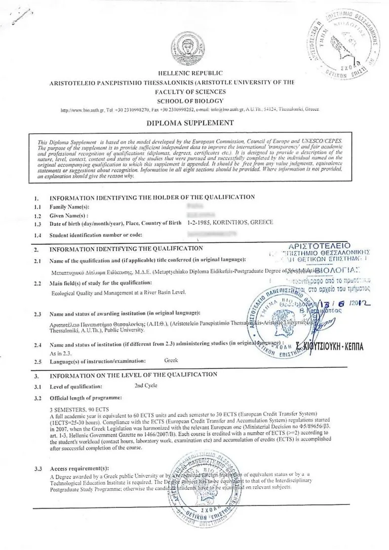 Παράρτημα Διπλώματος