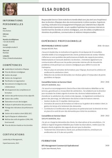 Modèles de CV pour manager