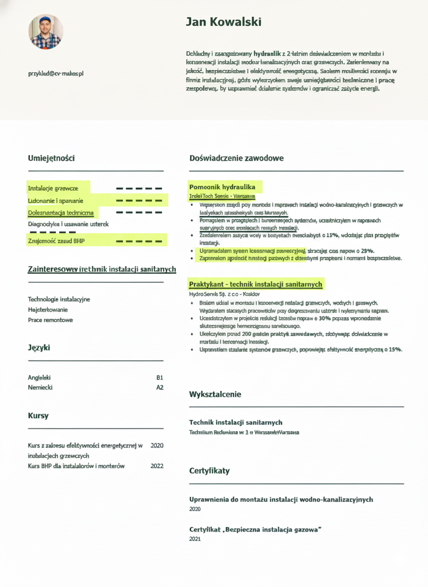 Optymalizacja CV pod kątem ATS