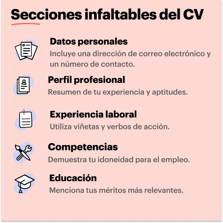 datos personales para curriculum