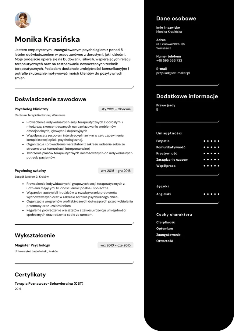 Umiejętności miękkie CV